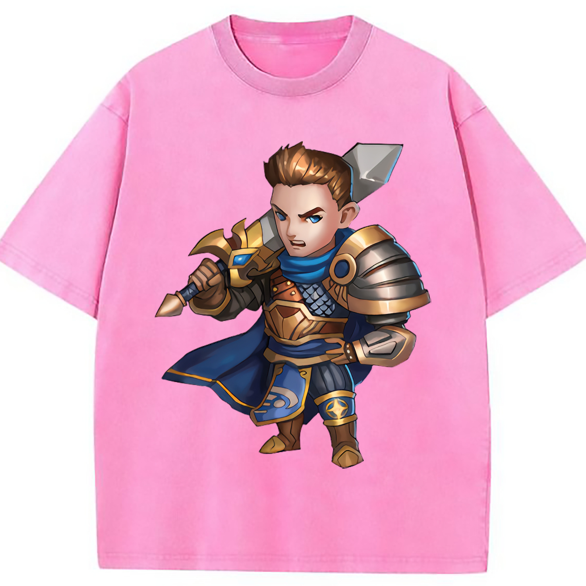 （画像用） リーグ・オブ・レジェンド League of Legends LOL 綿100% ヴィンテージ風 半袖Tシャツ（フロントプリント）